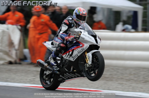 2010-05-08 Monza 1866 La Roggia - Superbike - Qualifyng Practice - Ruben Xaus - BMW S1000 RR